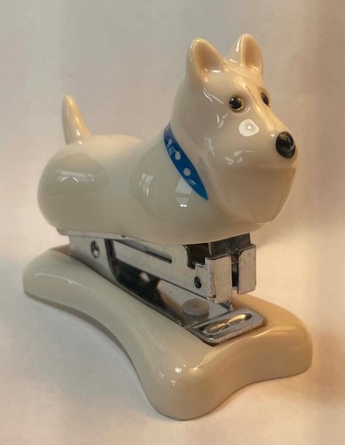 Small white dog - small,