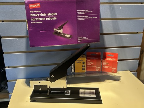 Heavy duty stapler with - heavy,
